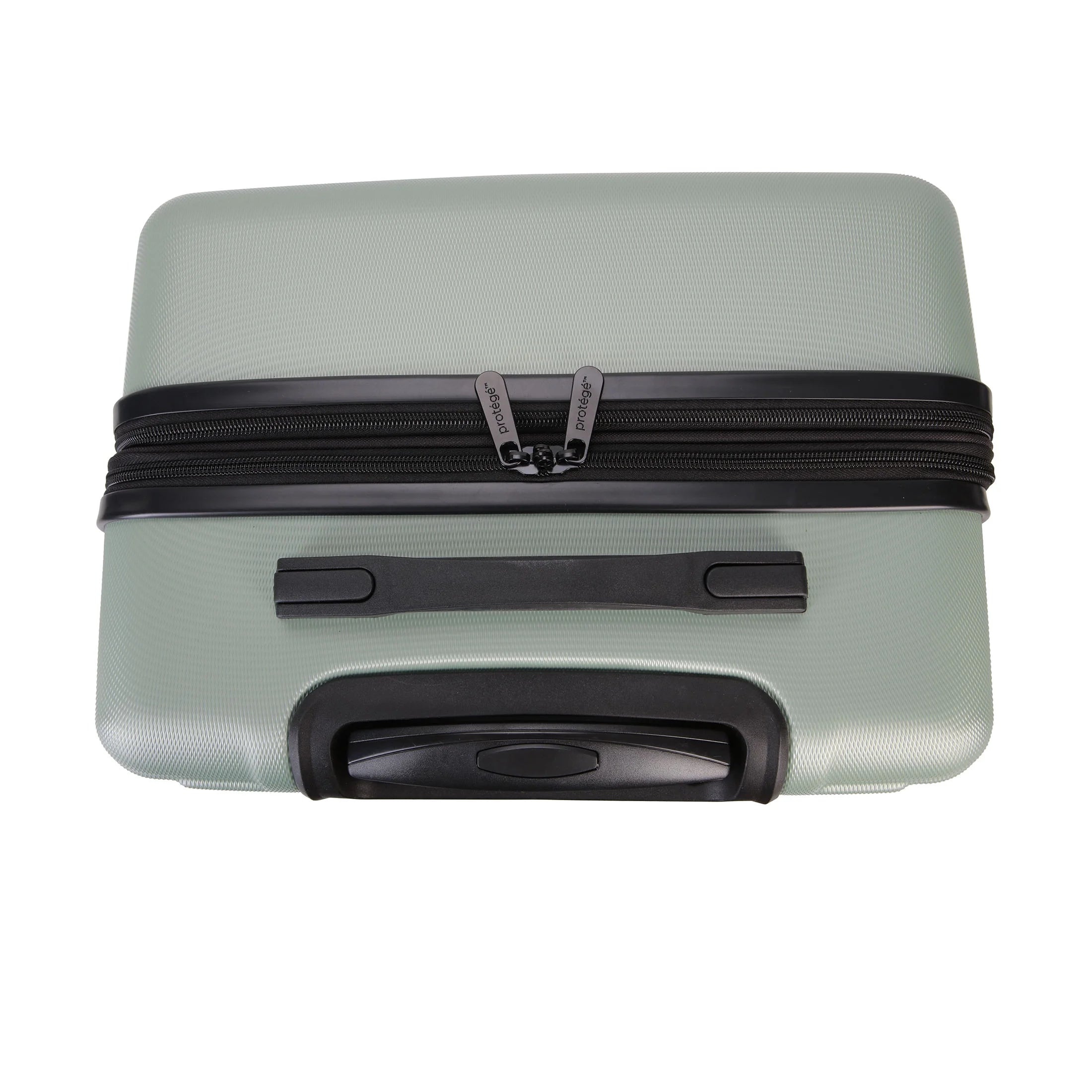 Protégé Vacationer 24-Inch Checked Expandable Hardside Luggage with 360-Spinner Wheels and Divider Pockets, Pastel Green