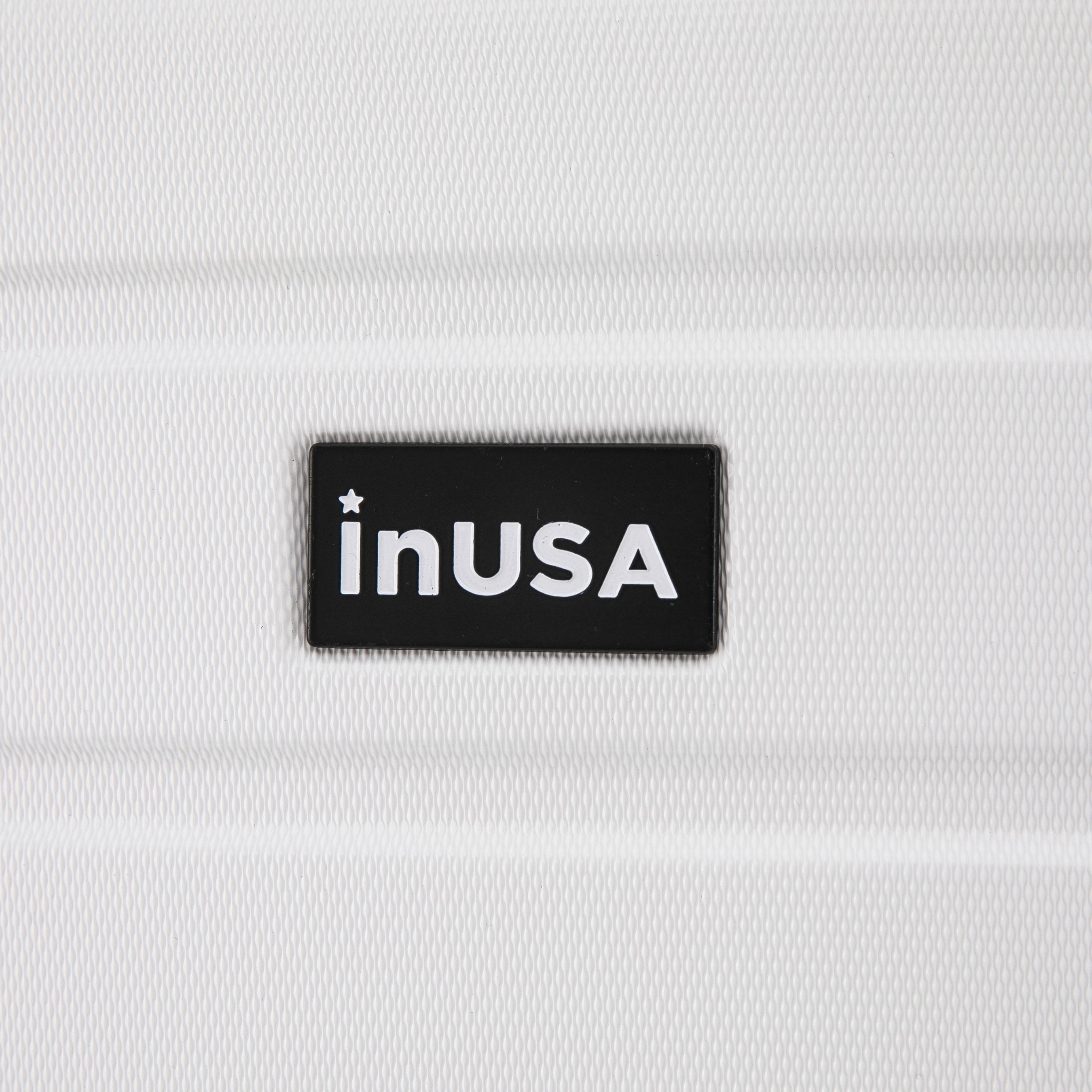 Trend 24" Hardside Lightweight Luggage with Spinner Wheels, Handle, and Trolley, White