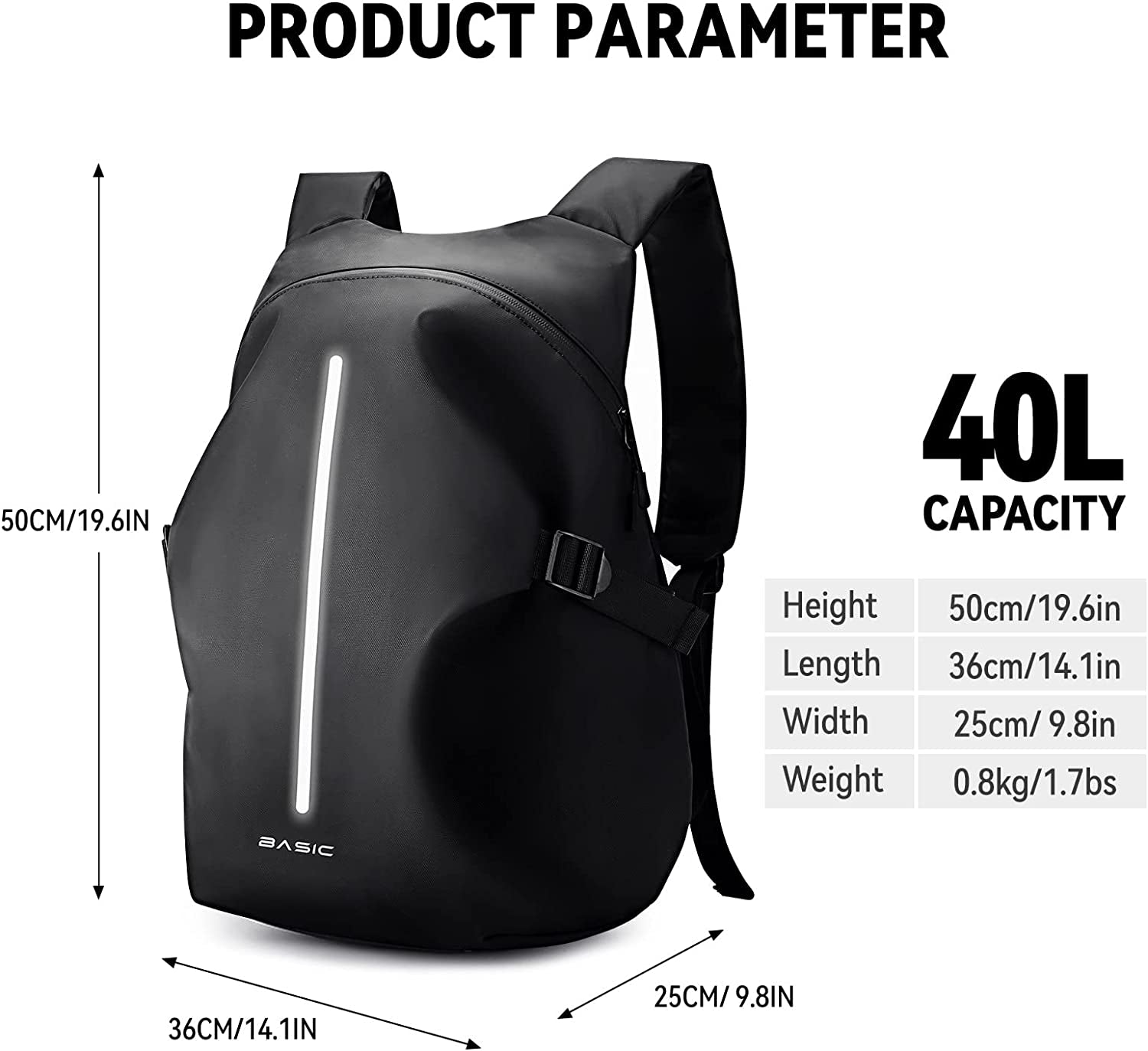 Motorcycle Backpack,Water Resistant Helmet Backpack for Men,Motorcycle Accessories,Travel Backpack