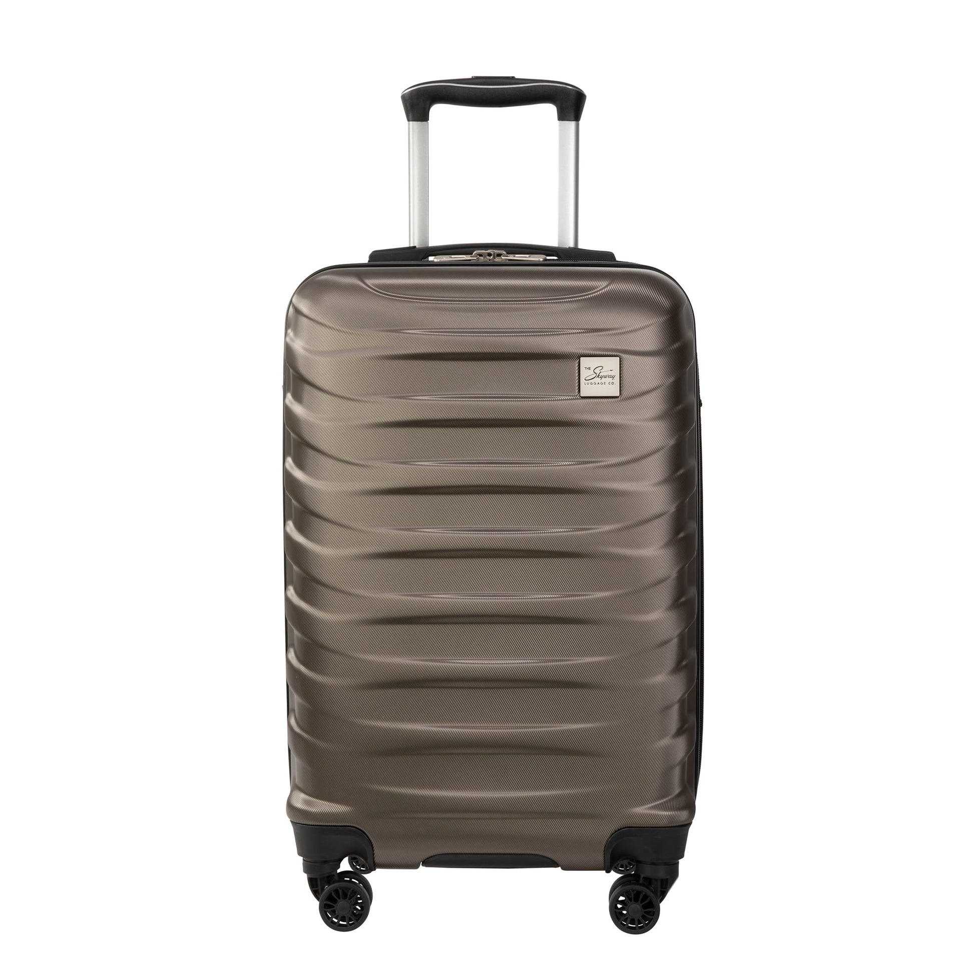 Luggage Camano Hardshell 20" Expandable Carry on Hardside Luggage with Spinner Wheels, Bronze