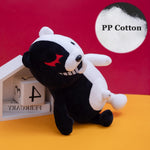 Boys Black White Bear Plush Doll Monokuma Bear 36Cm for Girls Birthday Child Pillow Toy Home Decor Adornment (Black White, 36Cm)