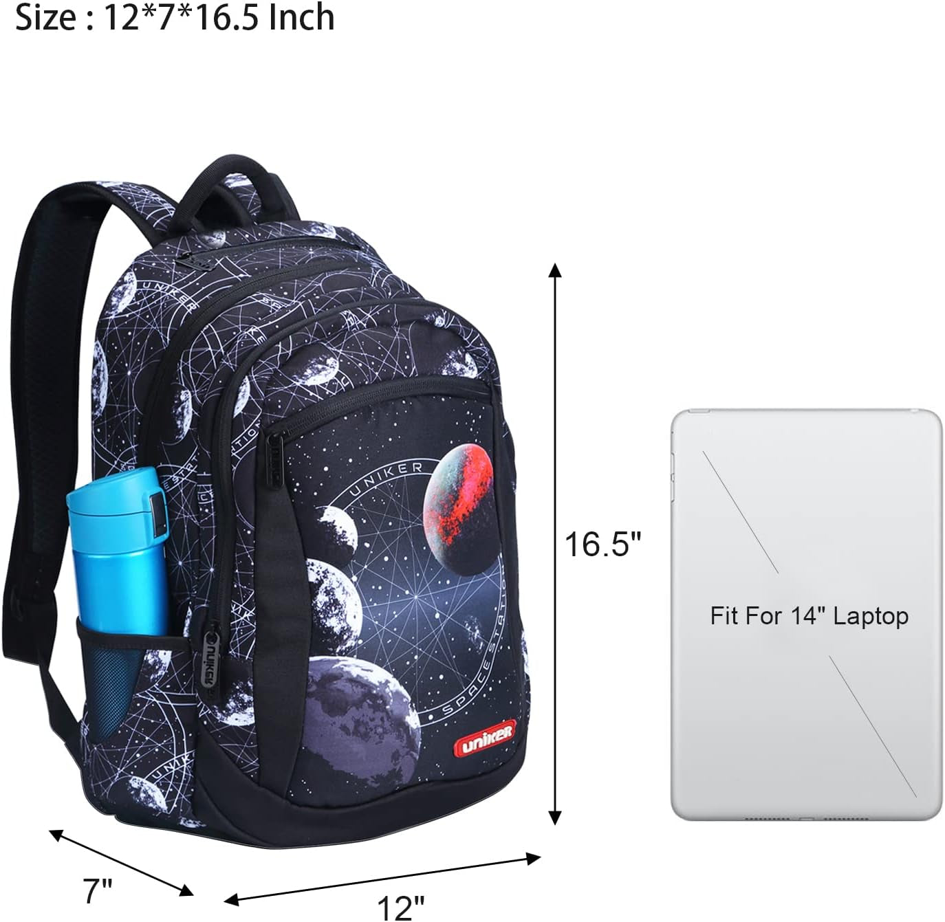 Backpack for Girl,School Backpack,Boy Backpack,Backpack for Teen Girl,Bookbag for Middle School,Laptop Backpack 14 Inch