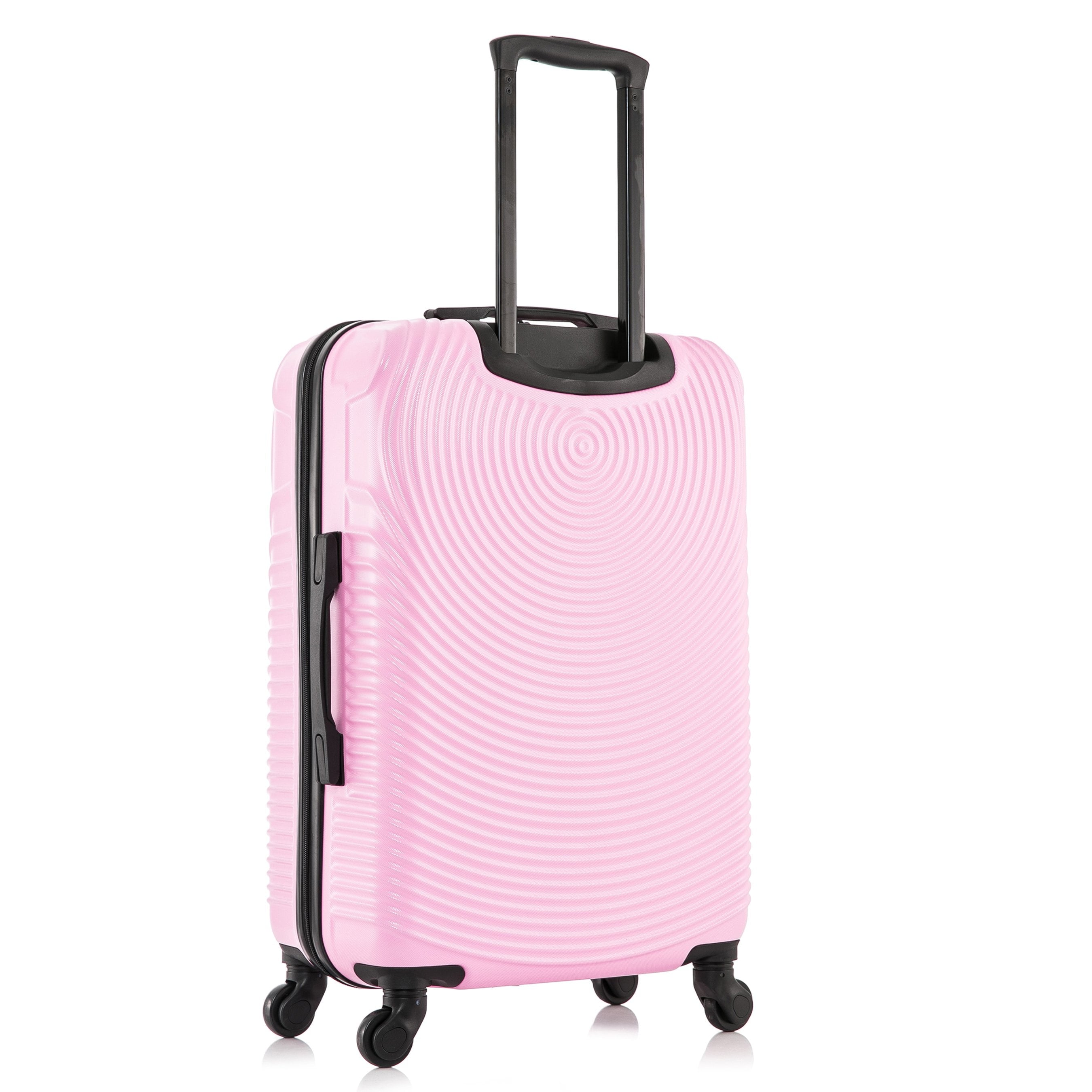 Inception 24" Hardside Lightweight Luggage with Spinner Wheels, Handle and Trolley, Pink