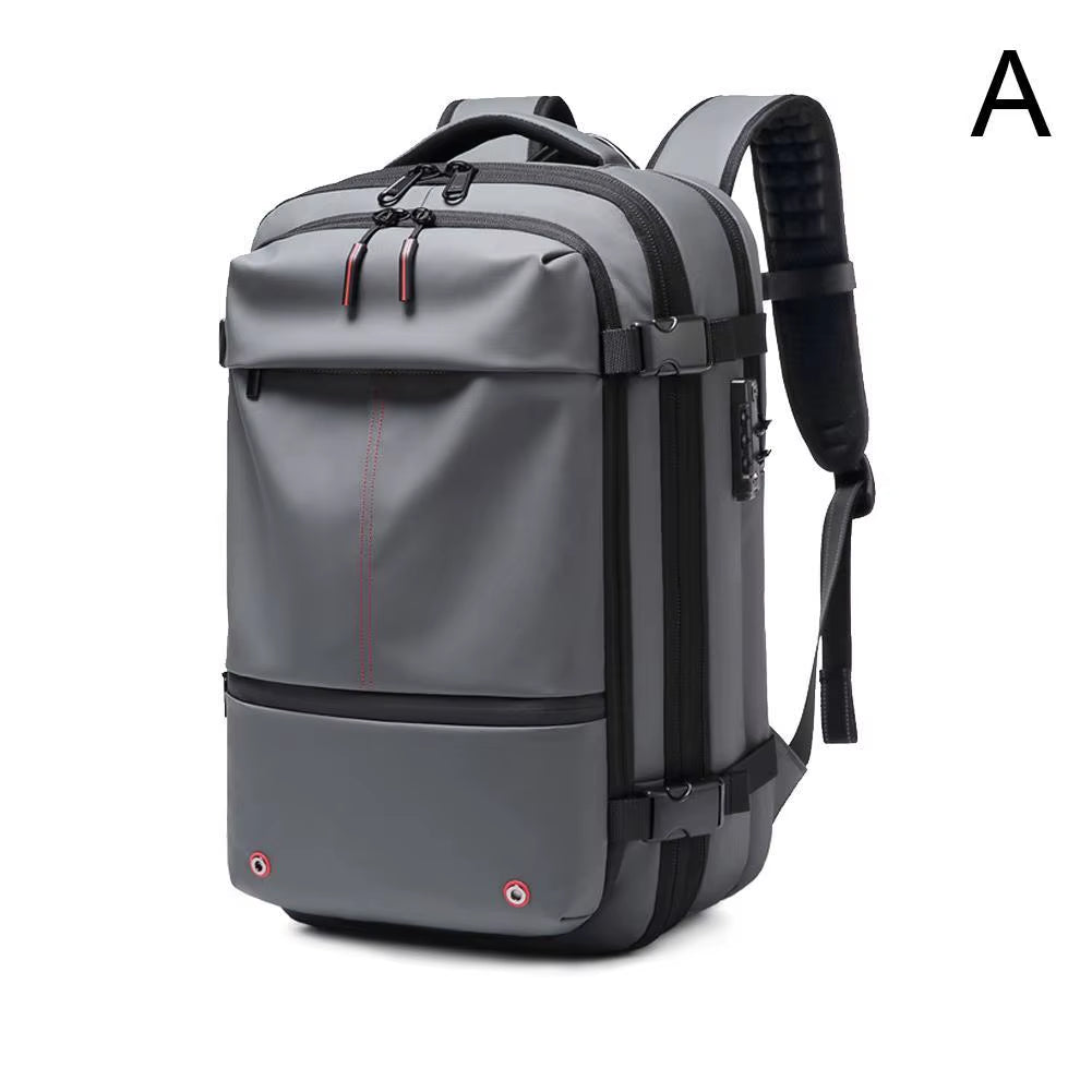 Travel Backpack Vacuum Compression Backpack Business Large Capacity School Backpack Expand Outdoor Hiking Backpack