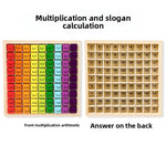 GoodsBee Wooden Multiplication Table Board – Montessori Math Learning Toy