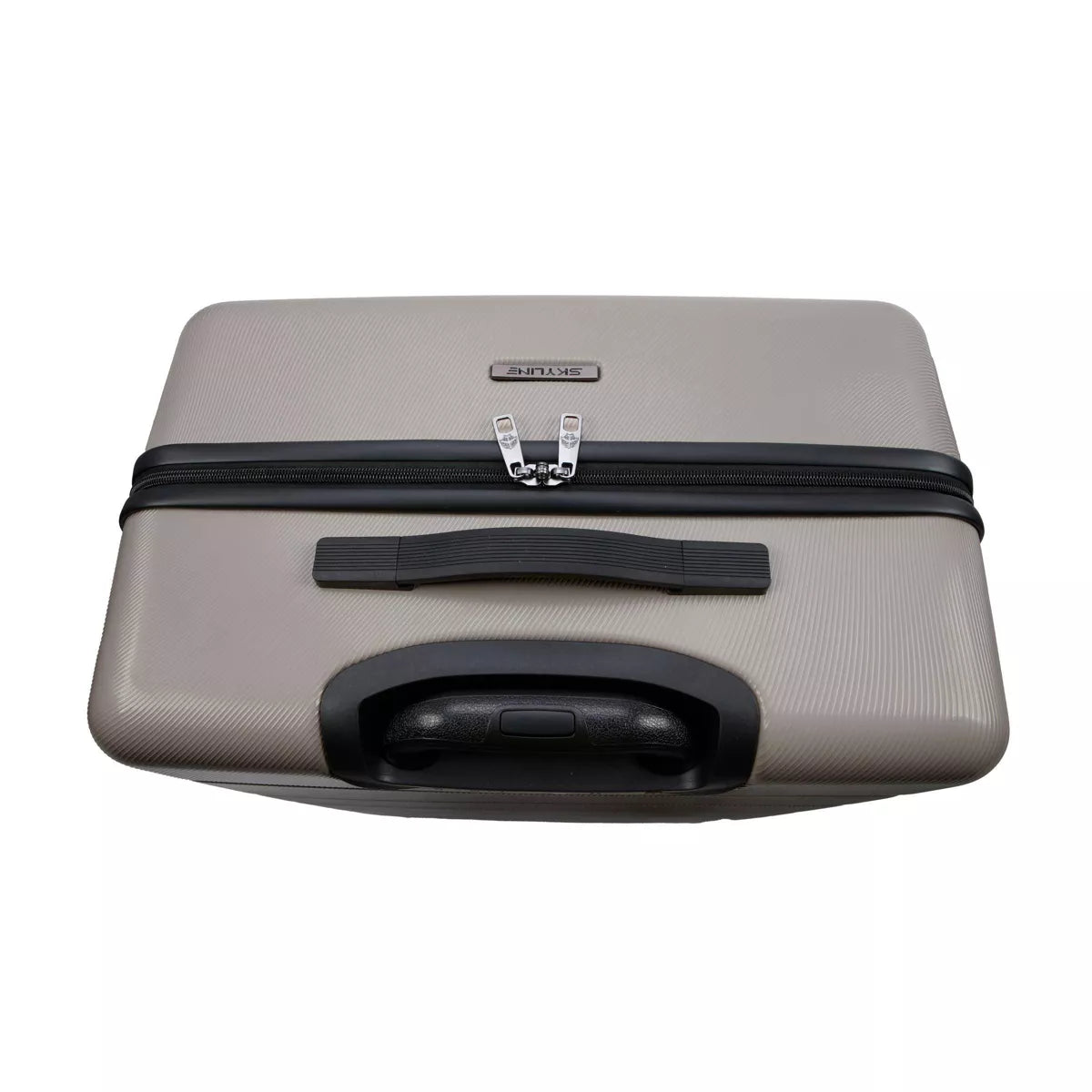 Skyline Hardside Large Checked Spinner Suitcase