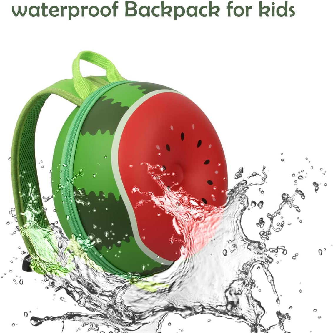 Toddler Backpack Leash,Child Safety Harness Backpack,Kids Backpack Harness Leash,Toddler Waterproof anti Lost Leash,Fruit Pattern,For Age 1-10 Years (Watermelon), 9X9X4 Inch (LT010)