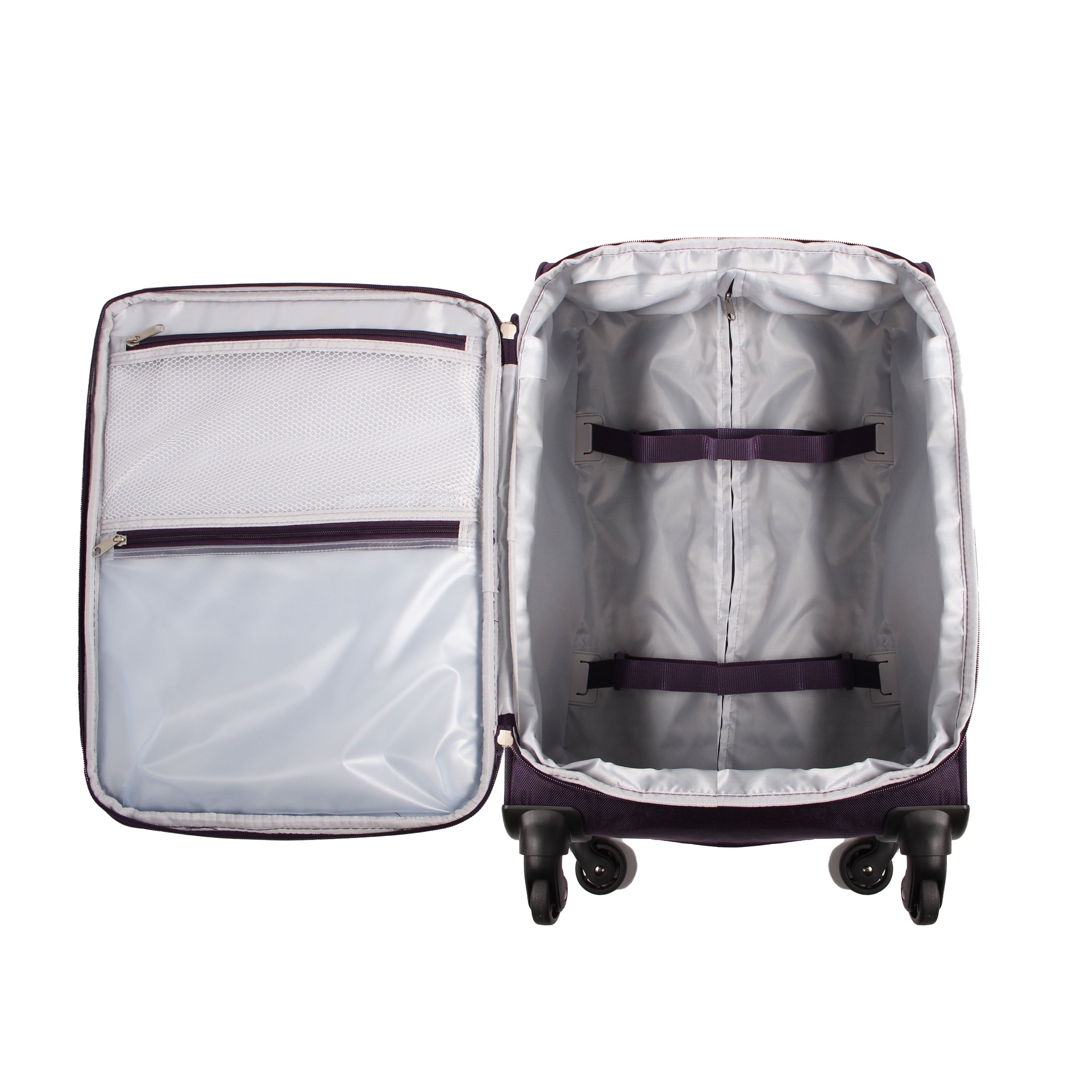 Arendale 20" Softside Expandable Rolling Spinner Carry-On Luggage, Purple