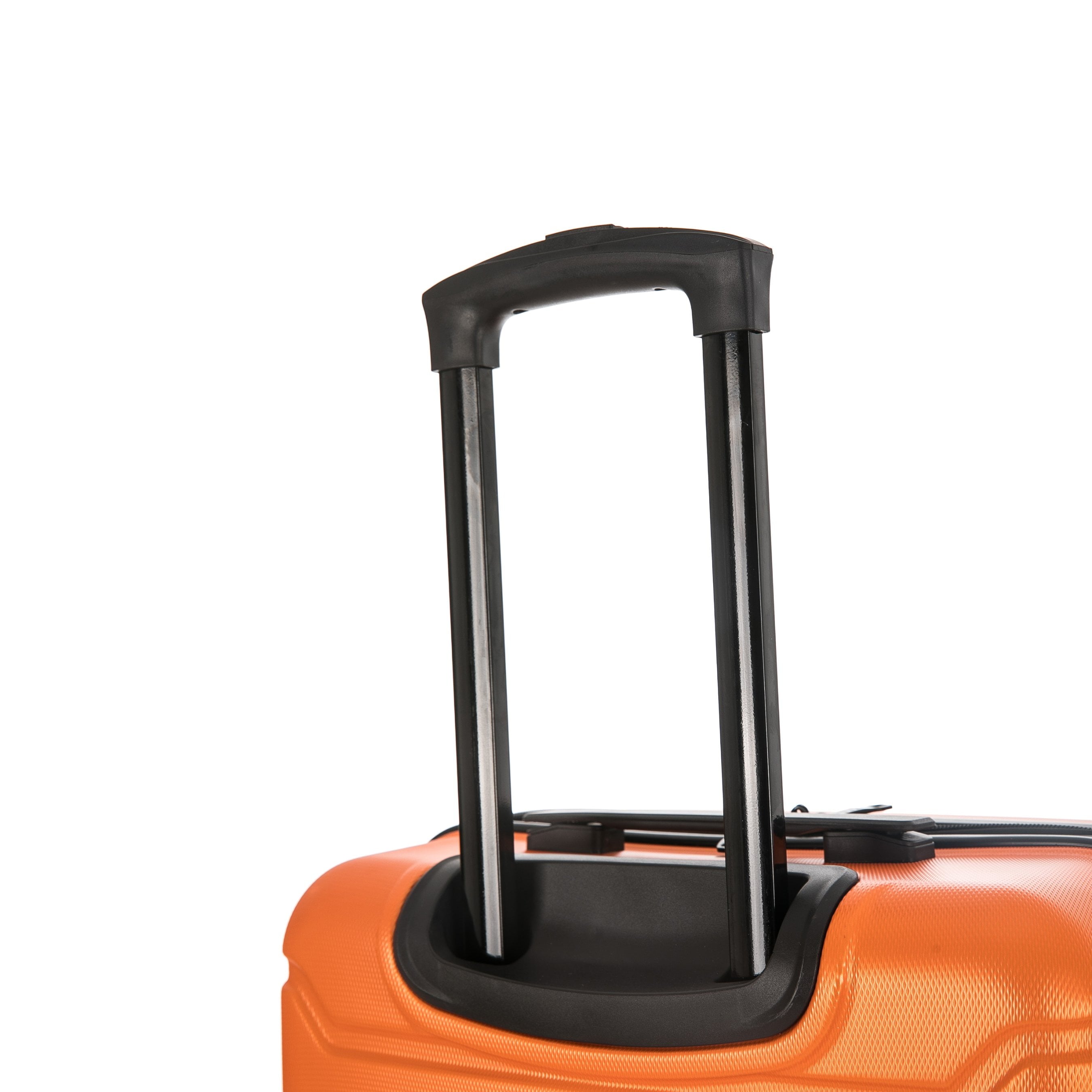 Trend 24" Hardside Lightweight Luggage with Spinner Wheels, Handle, and Trolley, Orange