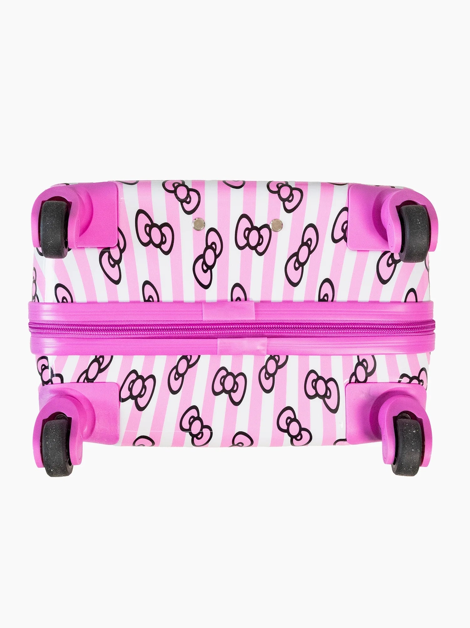 Kid'S  Hello Kitty Character 18" Carry on Hardside ABS Spinner Luggage Suitcase, Pink