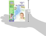 Oral Care Baby’S First Toothbrush, Smooth Silicone Bristles Gently Clean Tender Teeth and Gums, for Ages 4+ Months, Blue, 1 Pack