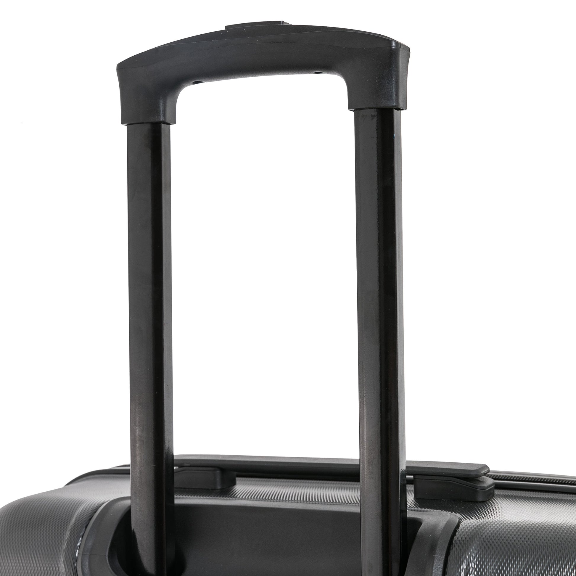 Trend 24" Hardside Lightweight Luggage with Spinner Wheels, Handle, and Trolley, Black