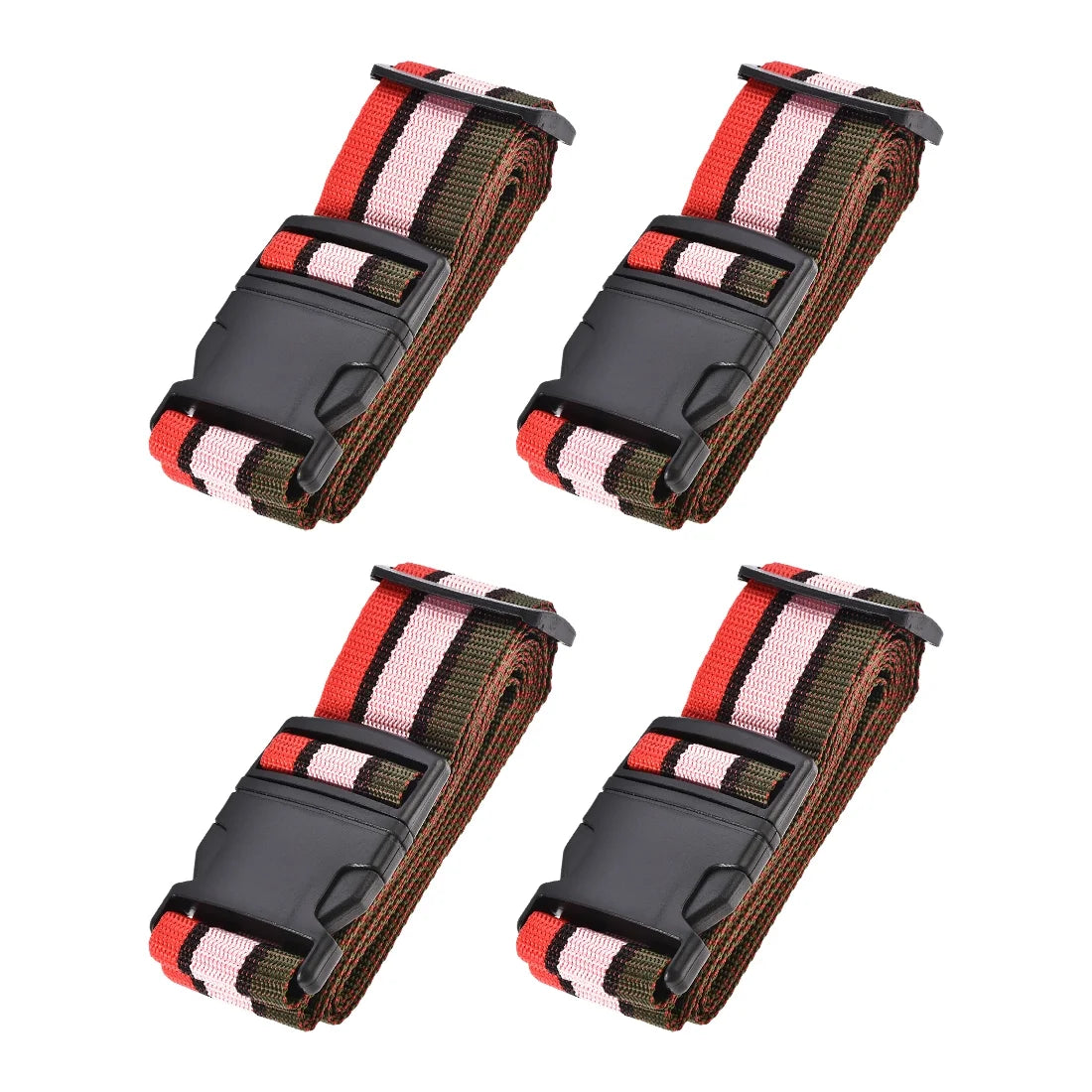 Luggage Straps Suitcase Belts with Buckle Label 2Mx5Cm Adjustable Straps